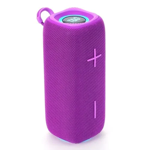 Altavoz Bluetooth T&G Tg654 Con Subwoofer Estéreo 3D Portátil (Púrpura)