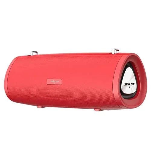 Altavoz Bluetooth Zealot S38 Subwoofer Portátil Micrófono Llamadas Manos Libres (Rojo)
