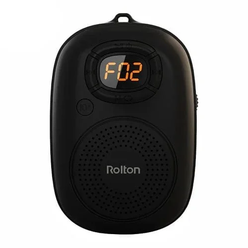 Altavoz inalámbrico Rolton E200 Bluetooth para teléfono móvil subwoofer portátil (Negro)