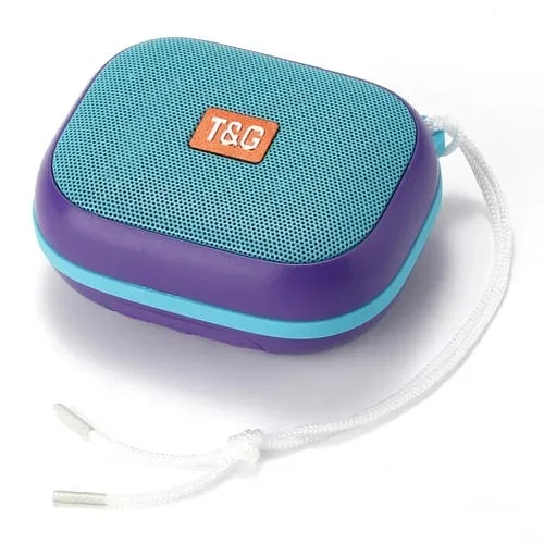 Altavoz inalámbrico T&G Tg-394 Outdoor Tws Bluetooth IPX7 impermeable (Púrpura)