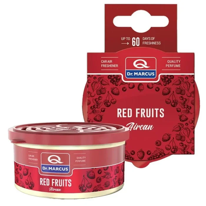 Ambientador para coche dr marcus aircan frutos rojos 40 g fragancia lata