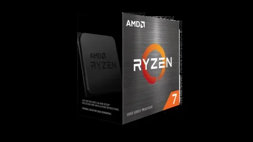 AMD Ryzen 7 5800X Procesador (8 núcleos/16 threads, 105W DTP, Socket AM4, 36 MB Caché, Reloj de aumento máx. hasta 4,7Ghz, no cooler)