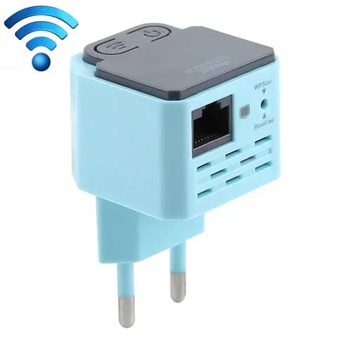 Amplificador de Señal AP Repetidor de Rango WIFI Inalámbrico 300 Mbps Enchufe UE