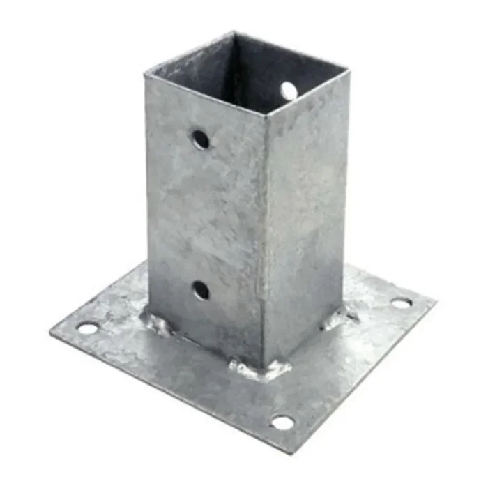 ANCLAJE METÁLICO CUADRADO 7x7cm F50002 FAURA