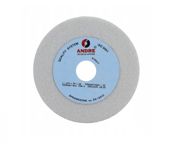 Andre ściernica płaska 125mm x 20mm x 20mm 99a60k7ve01-35 biała «typ 1»