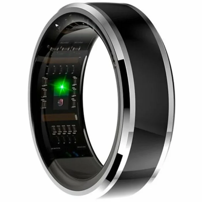 Anillo inteligente cool ring health + base powerbank negro 20 mm