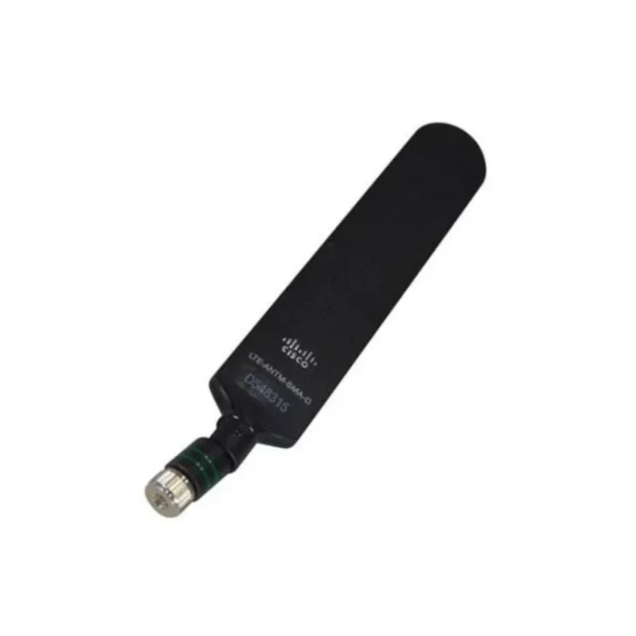 Antena dipolo LTE SMA 698-960 MHz, 1448-1511 MHz y 1710-2690 MHz, para aplicaciones inalámbricas, con conector SMA, ideal para mejorar la cobertura y rendimiento de redes LTE.