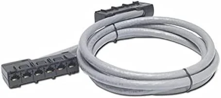 APC 43ft Cat5e UTP, 6x RJ-45 – 6x RJ-45 cable de red Gris 13,11 m U/UTP (UTP)