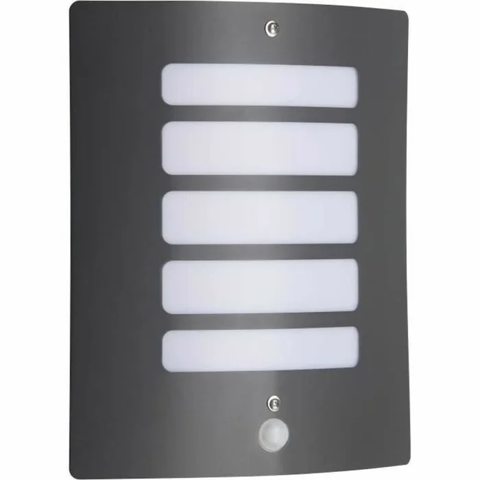 Aplique de pared brilliant todd exterior detector de movimiento antracita metal 60 w e27