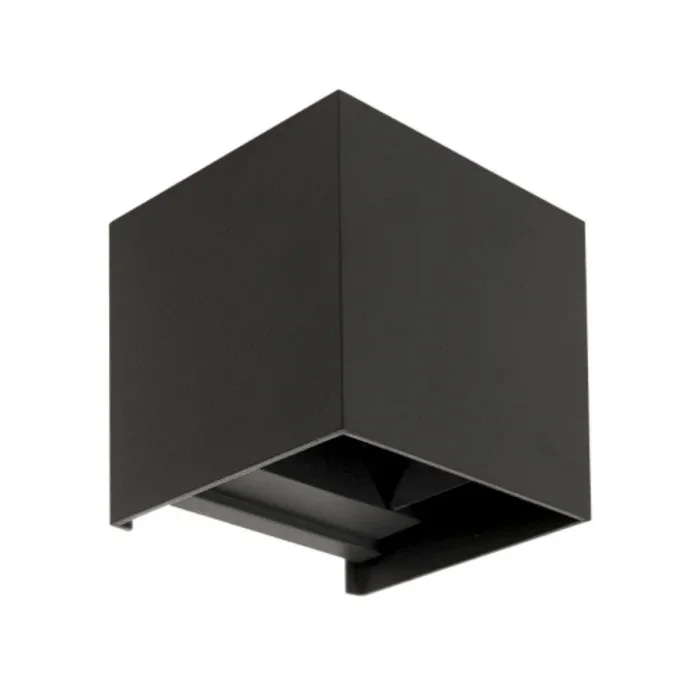 Aplique exterior iglux buho 10050-np/ potencia 10w/ 1100 lúmenes/ 4000ºk/ ángulo de apertura regulable