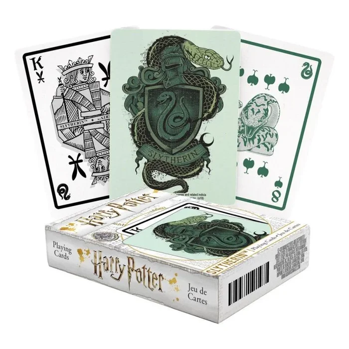 AQUARIUS Harry Potter Juego de Cartas Slytherin, Multicolor, 52438
