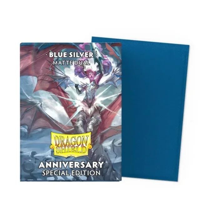 Arcane Tinmen- Dragon Shield: Matte – Blue/Silver Special Edition, Color Azul y Plateado (ATM15064)
