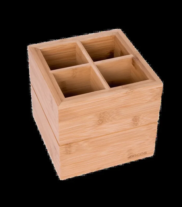 Arcos Soporte utensilios de cocina de bambú 150 x 160 x 160 mm