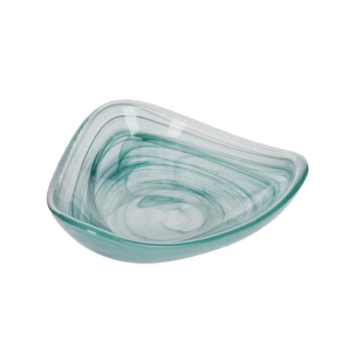 Artesa – Cuenco de cristal (18 cm), color verde