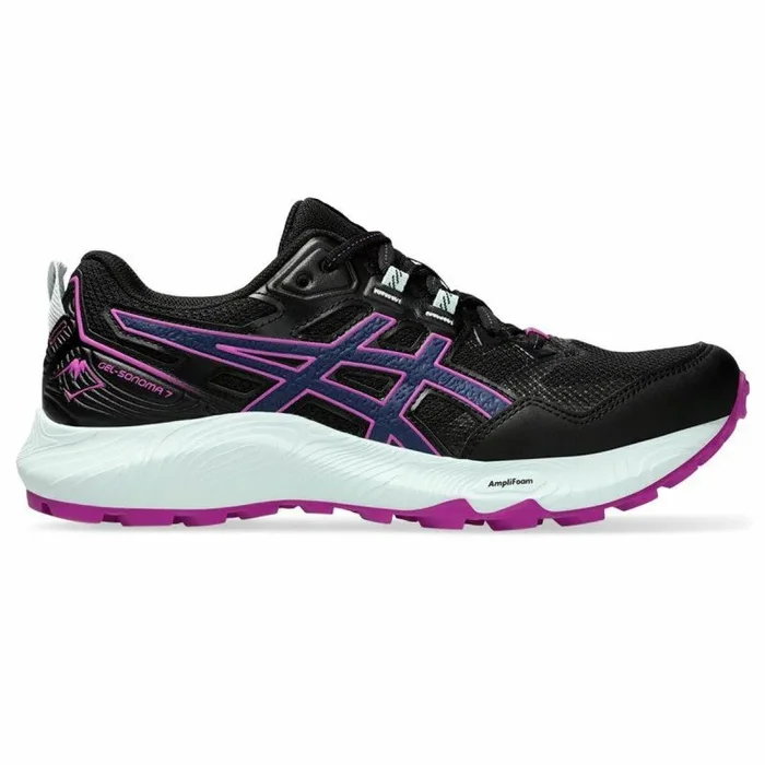 Asics Gel-Sonoma 7, Sneaker Mujer, Black Blue Expanse, 40.5 EU