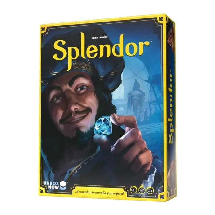 Asmodee | Splendor | Nueva Edición | Juego Familiar Estratégico | A Partir de 10 Años | De 2 a 4 Jugadores | 30 Minutos por Partida | Español
