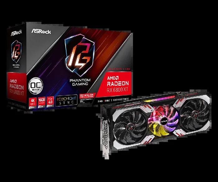 Asrock rx6800xt pgd 16go tarjeta gráfica amd geforce 6800 xt 16 gb gddr6