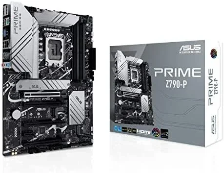 ASUS Prime Z790 Plus (CSM) Placa Base Intel Z790 LGA 1700 ATX, PCIe 5.0, 3 Ranuras M.2, 14+1 DrMOS, DDR5, Realtek 2.5 GB LAN, HDMI, USB 3.2 Gen 2 Type-C, Thunderbolt USB4, Aura Sync
