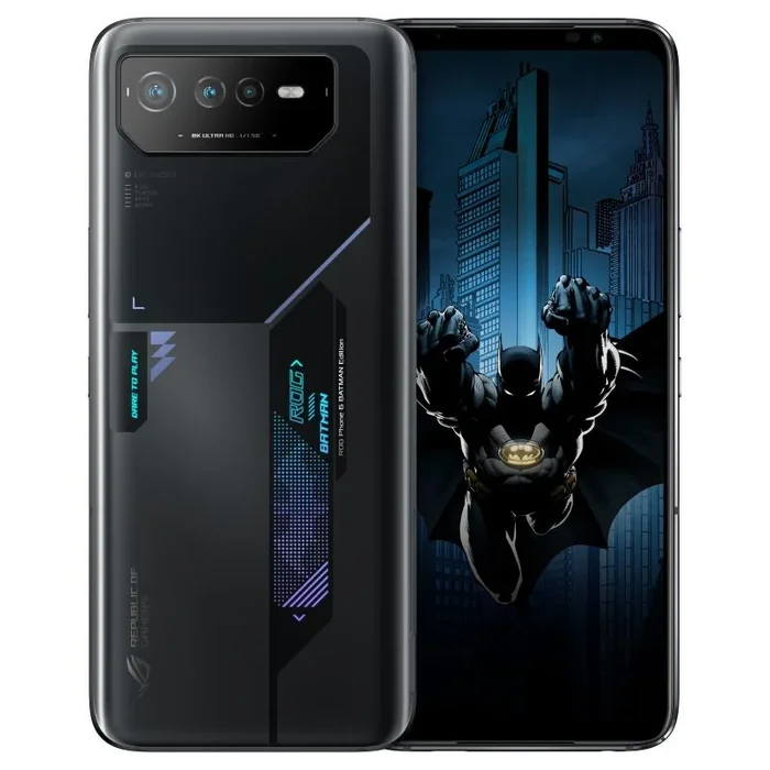 ASUS ROG Phone 6 BATMAN Edition 17,2 cm (6.78″) SIM doble Android 12 5G USB Tipo C 12 GB 256 GB 6000 mAh Negro