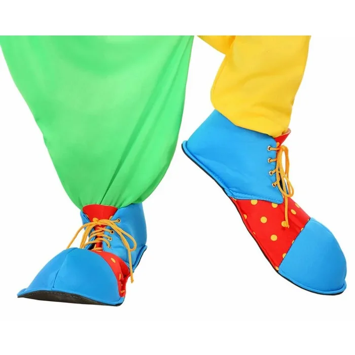 ATOSA calzado zapatos gigante payaso multicolor azul rojo