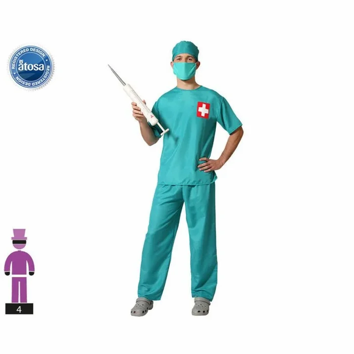Atosa disfraz doctor cirujano hombre adulto M