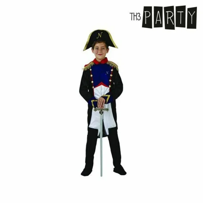 Atosa | Disfraz Napoleón Infantil | Traje Histórico para Niños | Incluye Sombrero, Peto, Pantalón y Cubrezapatos | Ideal para Carnaval, Halloween y Fiestas Temáticas | Alta Calidad | 1-12 Años