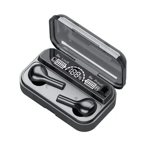 Auricular Bluetooth 278 TWS Cancelación De Ruido Caja De Carga Pantalla Digital (Negro)