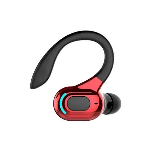 Auricular De Deportes F8 Bluetooth 5.1 Estéreo Montado En El Oído (Negro + Rojo)