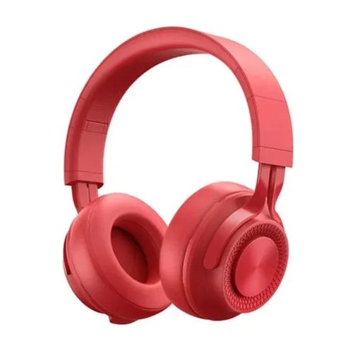 Auricular Inalámbrico Bluetooth P1 Stereo Softpuls Para Pc y Teléfonos (Rojo)