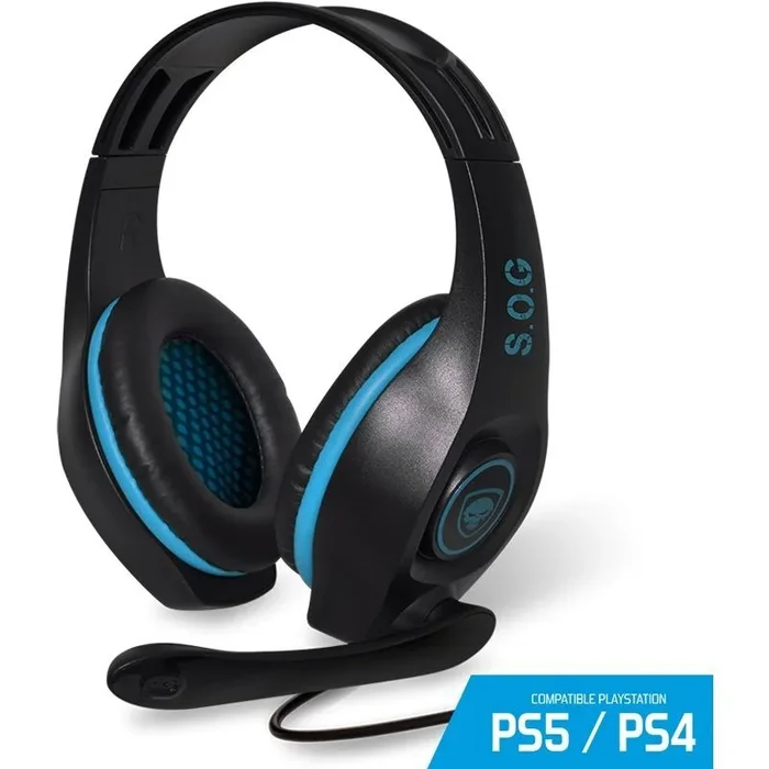 Auriculares con micrófono spirit of gamer pro-sh5/ jack 3.5/ para ps4