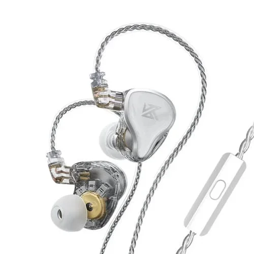 Auriculares en Oreja KZ ZAS Versión Mic (Blanco) 16 Unidades