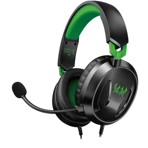 Auriculares Gaming Kotion Each G3100 con Micrófono, Función Vibración, Sonido Stereo Bass y Luz LED (Gold + White) Cable 2.4M