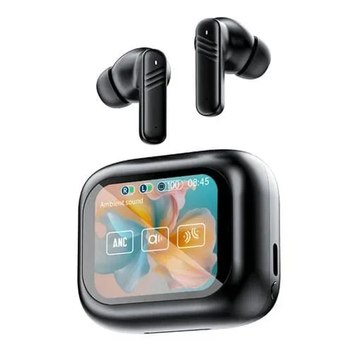 Auriculares Inalámbricos Lx-10 Bluetooth Internos Pantalla Táctil ANC Reducción Ruido Dual (Negro)