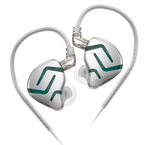 Auriculares Intrauditivos Kz-Zes Hifi Híbridos Dinámicos Electrostáticos Longitud 1,2 M (Sin Micrófono)