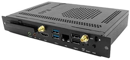 Avocor AVC-OPSi7-G10 Chasis montado en bastidor Intel® Core™ i7 i7-10510U 16 GB DDR4-SDRAM 256 GB SSD Windows 10 Pro PC Negro