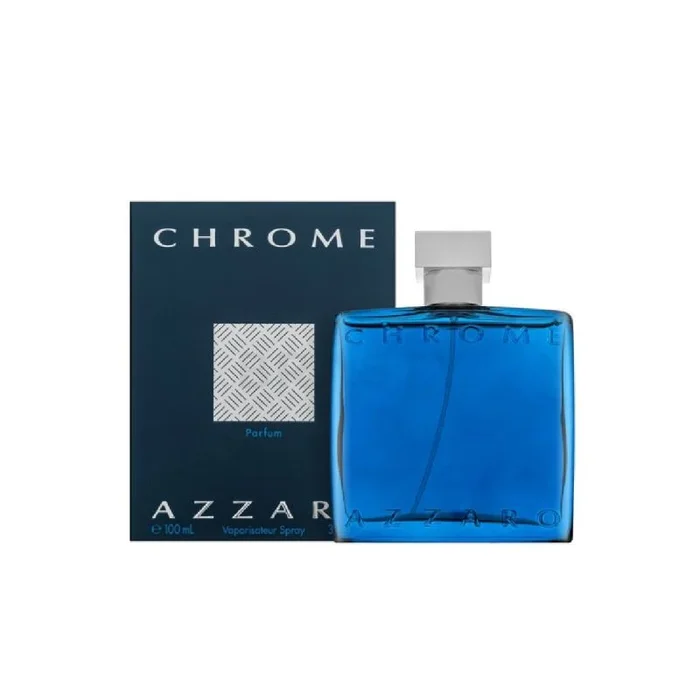 Azzaro Chrome, Perfume para hombre, Eau de Parfum, Fragancia fresca y cítrica con bergamota, bálsamo de abeto y lentisco, 100 ml