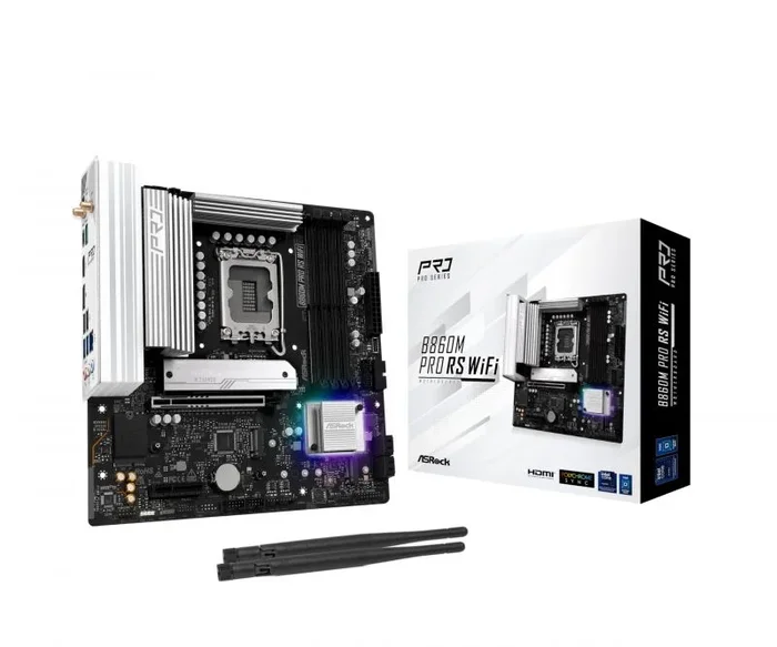 B860m pro rs wifi 1851 matx hdmi/dp ddr5
