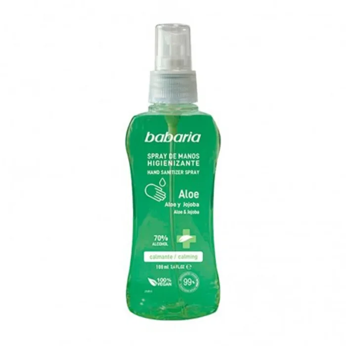 Babaria higienizante spray de manos aloe 70% alcohol 100ml