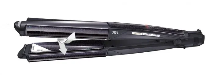 BaByliss 2-in1 Styler Plancha de pelo Caliente Negro 1,8 m