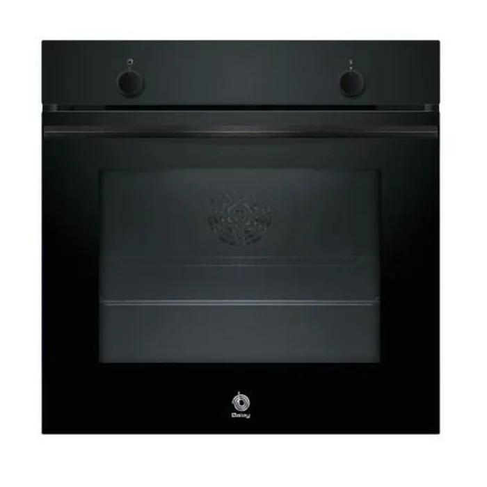 Balay – Horno multifunción, 60 cm, 5 funciones, gradas cromadas, Cristal negro, 3HB5000N3