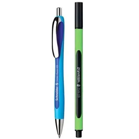 Ballen Schneider Slider Rave Blue+1x Alineación libre Negro en Blister