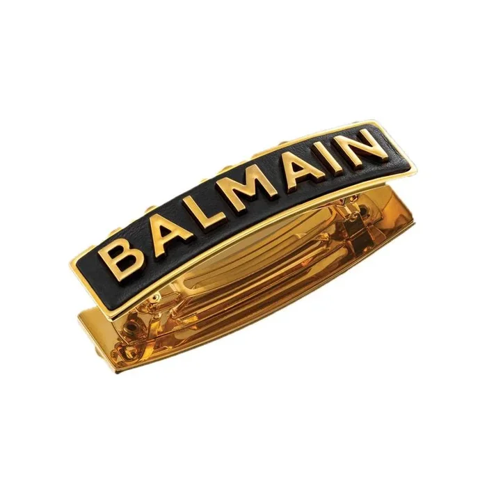 Balmain chapado oro 18k pinza de pelo 1un