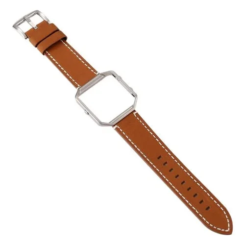 Banda de Reloj Cuero Ternero Fitbit Blaze (Marrón)