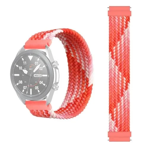 Banda de Reloj de Nylon Universal 22mm (Rojo)