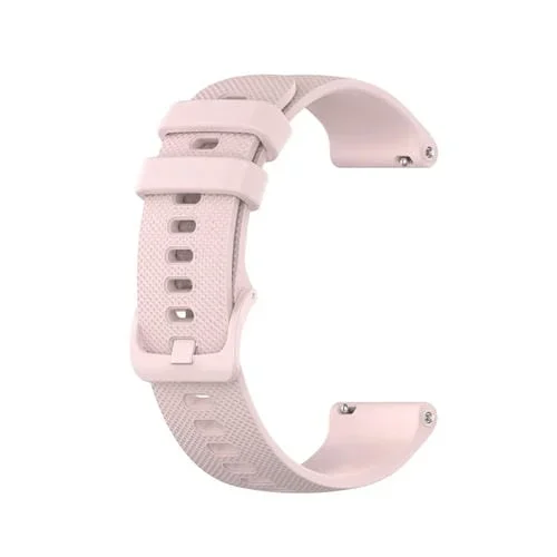 Banda de Reloj de Silicona a Cuadros Ticwatch E3 (Rosa)