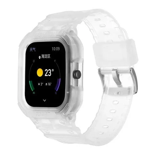 Banda de Reloj de Silicona para Amazfit GTS 4 / 3 / 2 / 1 Integrada Universal (Transparente)