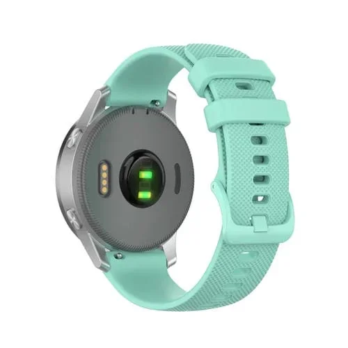 Banda de Reloj Garmin Silicone 22mm Universal para Reloj Inteligente (Mint Green)
