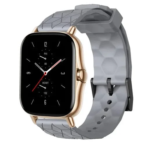 Banda de Reloj Silicona Amazfit GTS 2 20mm Patrón de Fútbol (Gris)