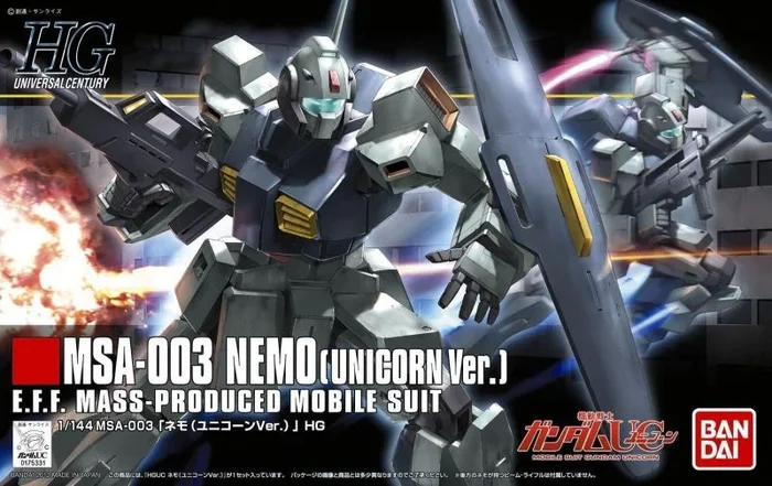 Bandai HGUC 1/144 MSA-003 Nemo (Unicorn Ver.)