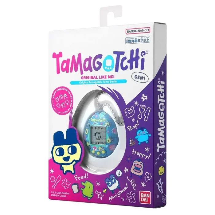 BANDAI, Tamagotchi Mascota Virtual Pink Treasure Jewel, Multicolor 42992, Juguete electrónico para Mayores de 8 años